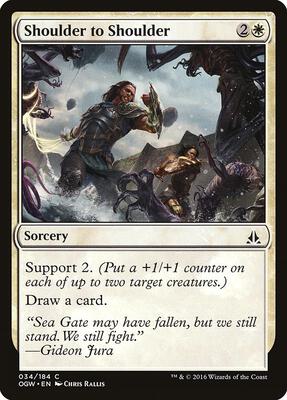 Shoulder to Shoulder card from Oath of the Gatewatch