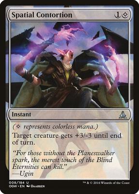 Spatial Contortion card from Oath of the Gatewatch