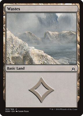 Wastes card from Oath of the Gatewatch