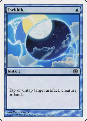 Twiddle card from 8th Edition