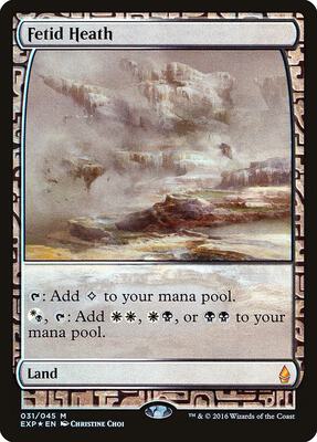 Fetid Heath card from Zendikar Expeditions