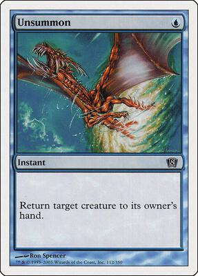 Unsummon card from 8th Edition