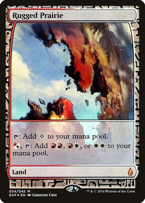 Rugged Prairie card from Zendikar Expeditions