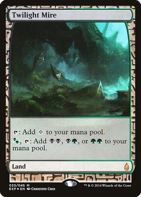 Twilight Mire card from Zendikar Expeditions