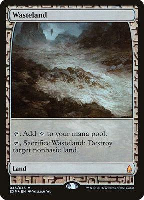 Wasteland card from Zendikar Expeditions