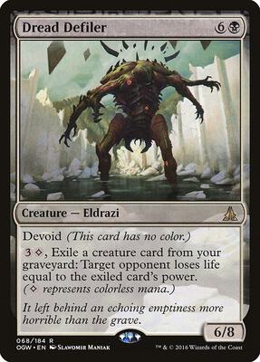 Dread Defiler card from Oath of the Gatewatch