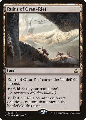 Ruins of Oran-Rief card from Oath of the Gatewatch