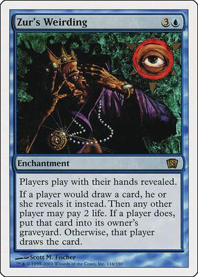 Zur's Weirding card from 8th Edition