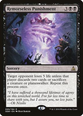 Remorseless Punishment card from Oath of the Gatewatch