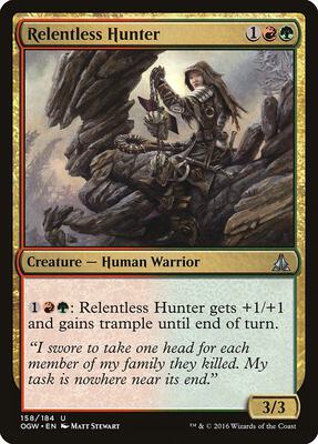 Relentless Hunter card from Oath of the Gatewatch