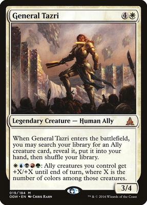 General Tazri card from Oath of the Gatewatch