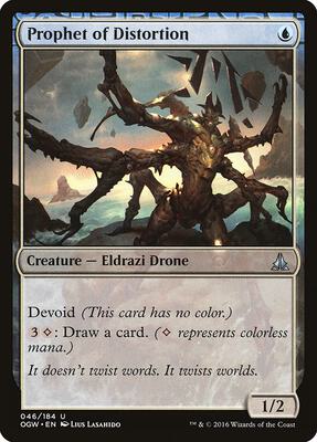 Prophet of Distortion card from Oath of the Gatewatch