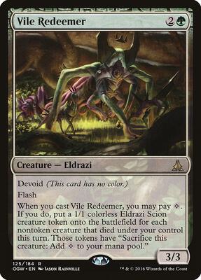 Vile Redeemer card from Oath of the Gatewatch