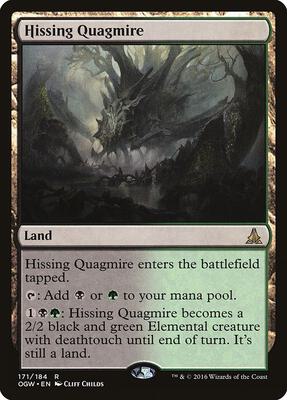 Hissing Quagmire card from Oath of the Gatewatch