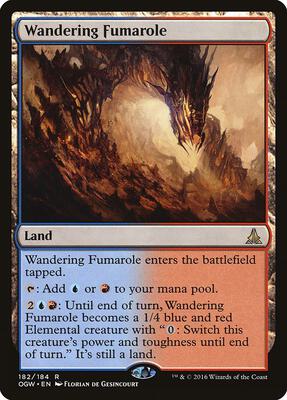 Wandering Fumarole card from Oath of the Gatewatch
