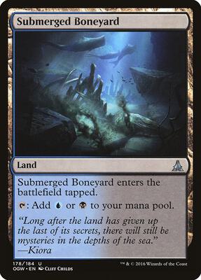 Submerged Boneyard card from Oath of the Gatewatch