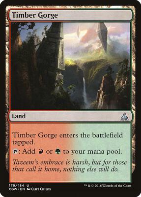 Timber Gorge card from Oath of the Gatewatch