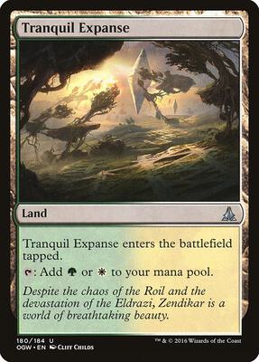 Tranquil Expanse card from Oath of the Gatewatch