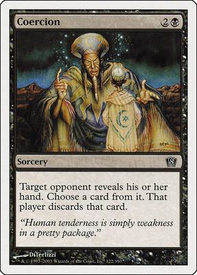 Coercion card from 8th Edition