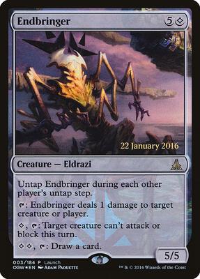 Endbringer card from Launch Party & Release Event Promos