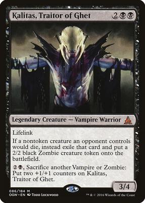 Kalitas, Traitor of Ghet card from Oath of the Gatewatch