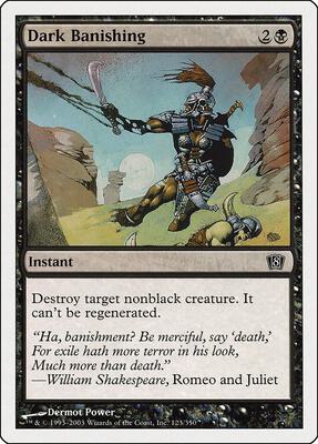 Dark Banishing card from 8th Edition