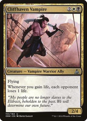 Cliffhaven Vampire card from Oath of the Gatewatch