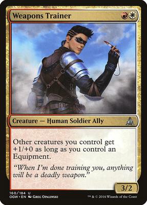 Weapons Trainer card from Oath of the Gatewatch
