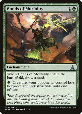 Bonds of Mortality card from Oath of the Gatewatch