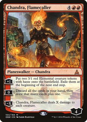 Chandra, Flamecaller card from Oath of the Gatewatch