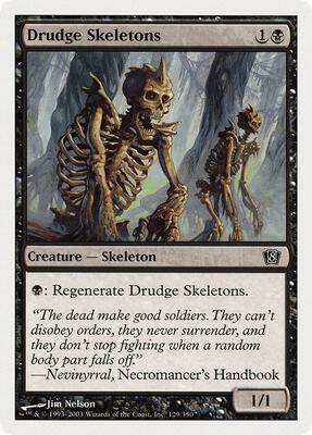 Drudge Skeletons card from 8th Edition