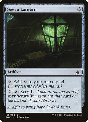 Seer's Lantern card from Oath of the Gatewatch