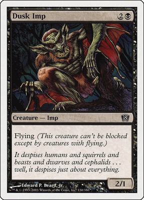 Dusk Imp card from 8th Edition