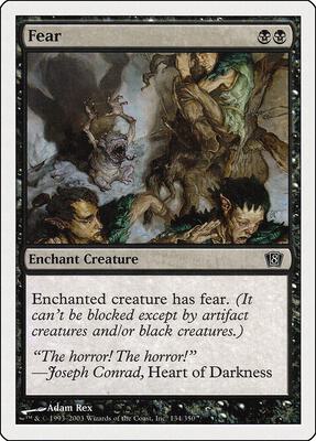 Fear card from 8th Edition