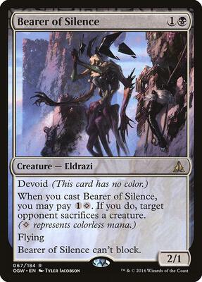 Bearer of Silence card from Oath of the Gatewatch