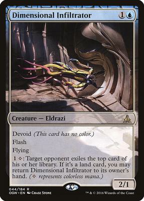 Dimensional Infiltrator card from Oath of the Gatewatch