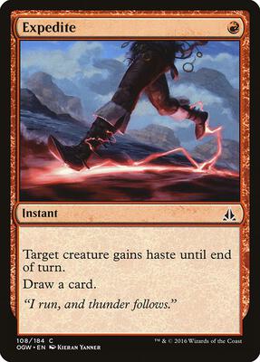 Expedite card from Oath of the Gatewatch