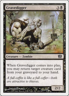 Gravedigger card from 8th Edition