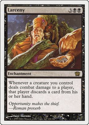 Larceny card from 8th Edition