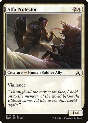 Affa Protector card from Oath of the Gatewatch
