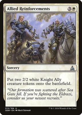 Allied Reinforcements card from Oath of the Gatewatch