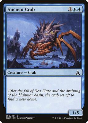 Ancient Crab card from Oath of the Gatewatch