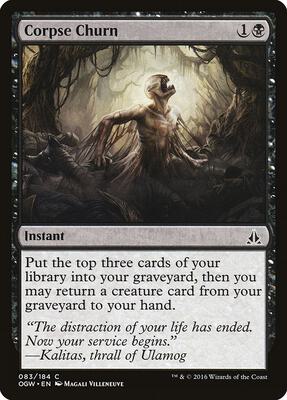 Corpse Churn card from Oath of the Gatewatch