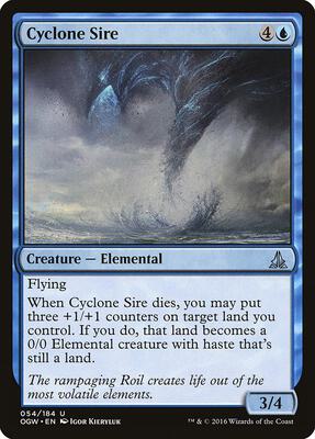 Cyclone Sire card from Oath of the Gatewatch