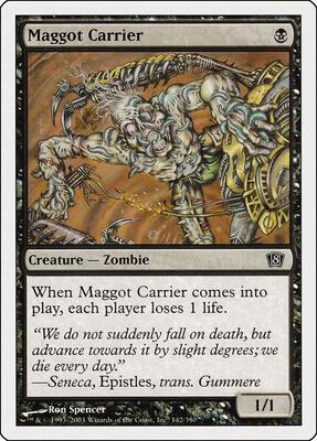 Maggot Carrier card from 8th Edition