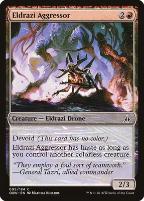 Eldrazi Aggressor card from Oath of the Gatewatch