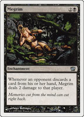 Megrim card from 8th Edition