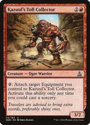 Kazuul's Toll Collector card from Oath of the Gatewatch