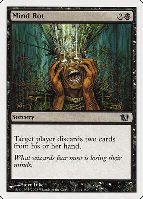 Mind Rot card from 8th Edition