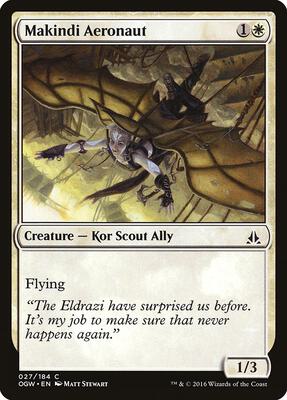 Makindi Aeronaut card from Oath of the Gatewatch